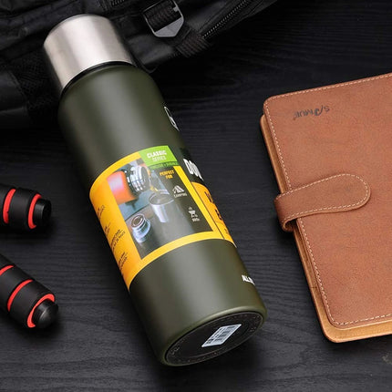 Premium Thermos Bottle 304 Stainless Steel Vacuum Flask Insulated Tumbler Cold and Hot Water Cup with Rope for Tea Coffee Drinks