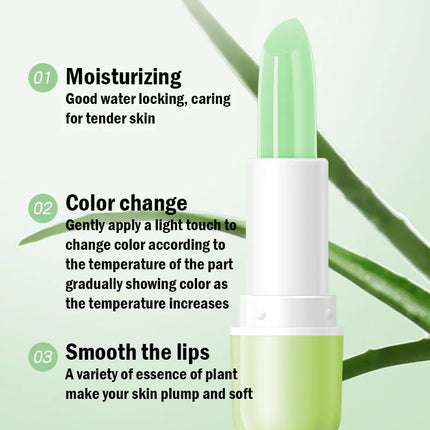 3pcs/Set Fruits Lip Balm Sets Temperature Color Change Moisturizing Nourishing Hydrating Lipstick Kits Lips Skin Care Products