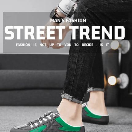 2025 Summer Slippers for Men Trendy Men's Flat Bottom Casual Shoes Soft Sole Support Shoes Men's Sneakers Zapatos De Hombre