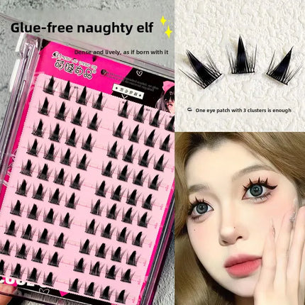 No Glue Needed False Eyelashes Lower Lashes Wispy Cat Eye Lashes Voluminous Fluffy Natural Look Daily Wear Easy to Apply