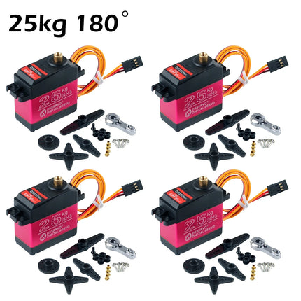 DS3225 25Kg RC Digital Servo 180 270 Degree Waterproof servo high torque Full Metal Gear for DIY Baja Car RC Robotic Arm