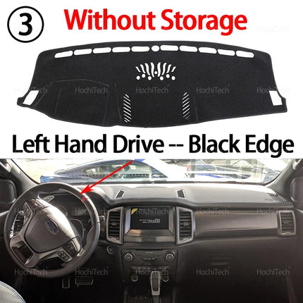 For Ford Everest Ranger P375 2015-2022 Car Dashboard Cover Dash Mat Sun Shade Non-slip Pad Interior Accessories
