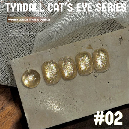 MIANEL 12ML 2026 New Tyndall Cat Eye Gel Nail Polish Flash Whitening Small Light Bulb Crystal Nail Polish Pink Nails 1-5pcs