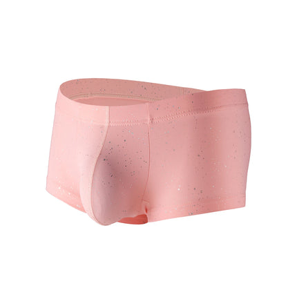 Underwear Men Panties Sexy Boxers Shorts Mens Sequin Bulge Pouch BoxerShorts Underpants Plus Size