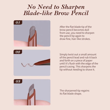 Flower Knows Sweetie Bear Dual Ended Brow Gel and Pencil Set Waterproof Long Lasting Smudge Proof Natural Eyebrow Makeup Kit