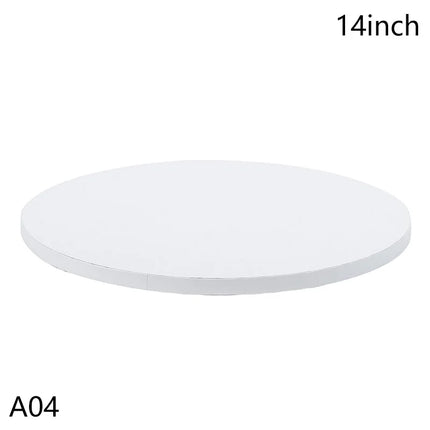 8/10/12/14inch Silvery Coated Round Cake Board Diameter Available Circle Cardboard Base Dessert Tray Mousse Cake Decor Supplies