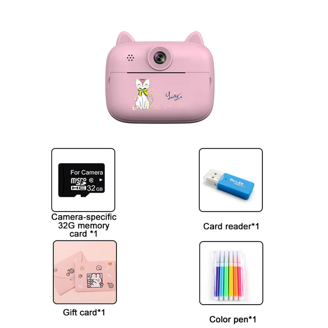 Children Toys Digital Video Camera For Kids Girls Boys Toddler Birthday Christmas Gift Teenage Presents Outdoor Pink Blue