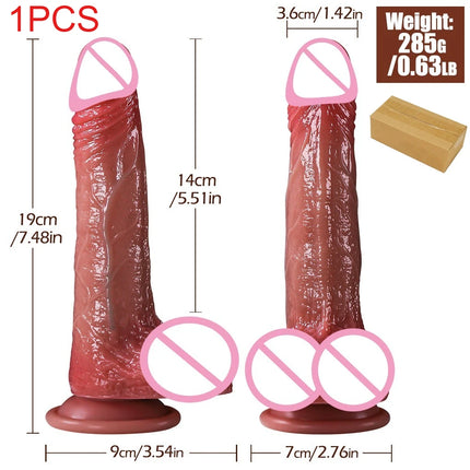 Waterproof Silicone Realistic Dildo G-Spot Vagina Anal Masturbators Exquisite Soft Thick Penis Erotic Adult Sex Toys Dick Cock