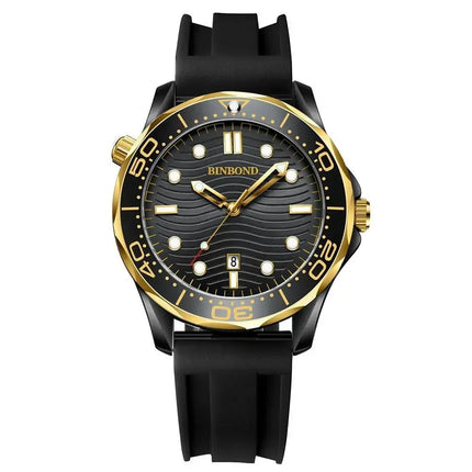 BINBOND Casual Fashion Ultra-thin Seahorse Series Quartz Men's Watch Date Waterproof Luminous Sports Business Men's Wristwatch