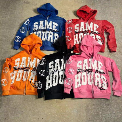 Y2K Hip Hop Fleece Hoodie / Hoodie Polaire Y2K Hip Hop