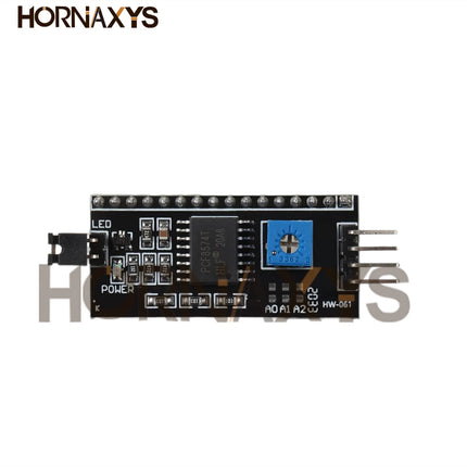 LCD1602+I2C Module Blue / Yellow Green Screen 16x2 Character LCD Display PCF8574T PCF8574 IIC I2C Interface 5V