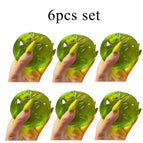 6 green apples