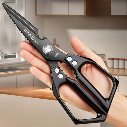 High Quality Multifunctional Kitchen Scissors Chicken Bone Scissors Fish Scale Scraper Bottle Opener Walnut Clip Kitchen Knife