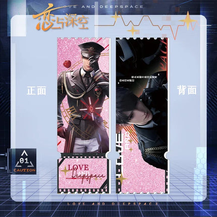 Game Love and Deepspace Caleb Acrylic Stand Model Keychain Brooch Cosplay Figure Badge Accessories Backpack Desk Decor Fans Gift