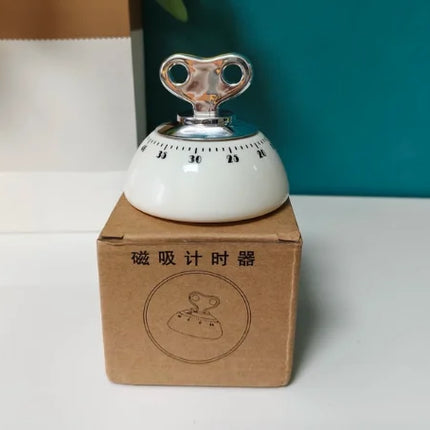 Magnetic Kitchen Timer Manual Countdown Alarm Clock Digital Timer Mechanical Cooking Timer Study Stopwatch Cooking Shower