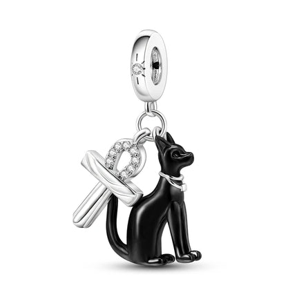 Charms 925 Sterling Silver Cute Cat Collection Charms Beads Paw Print Pendant Beads Fit Original DIY Bracelet Gift Women Jewelry