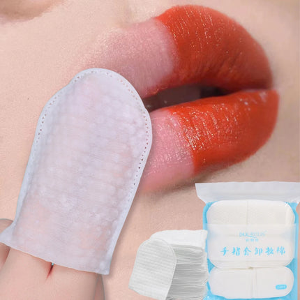 120PCS Makeup Removal Cotton Pads Hand-insert Disposable Makeup Accessories Remover Practical Face Soft U-shaped Remover Paper