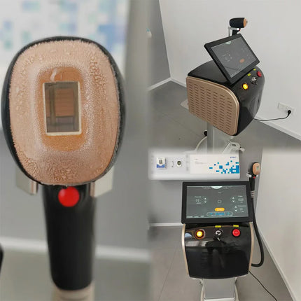 Professional Diode Laser Hair Removal Machine Alexandrite Ice Cooling Platinum Titanium Lazer Depilation Epilator for Women