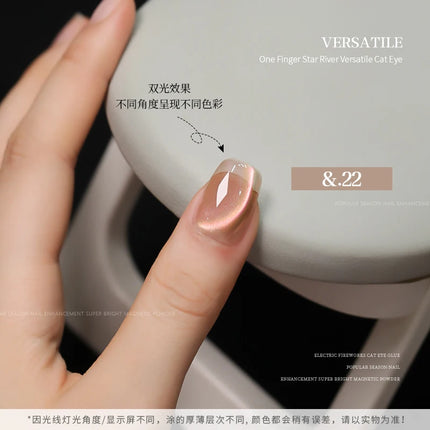 36-color/set Star River Cat Eye Gel Nail Polish 15ml Magnetic Gel Glass Beads Semi Permanent Soak Off UV Nail Gel For Nail Salon