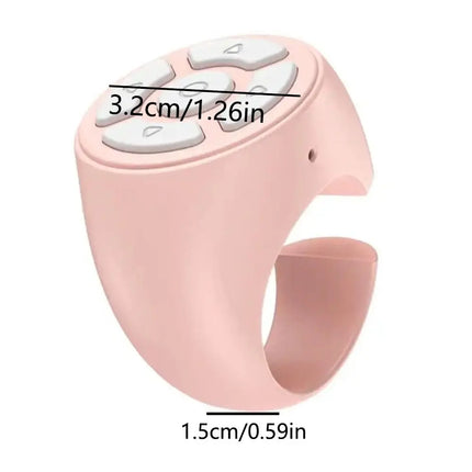 Wireless Remote Controller Ring Portable Comfortable To Wear Fingertip Selfie Video Controller Stable Signal Transmission