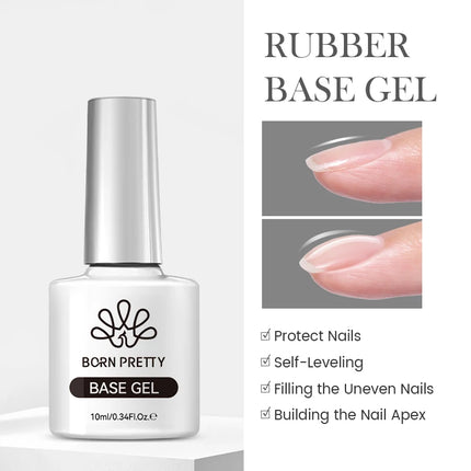 BORN PRETTY 10ml Gel Nail Polish Gel 130 Colors Semi Permanent Solid Nail Gel Varnish Soak Off UV Gel for Base Top Coat