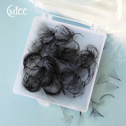500 Fans 7mm-16mm Sharp Slim Narrow Stem Premade Volume Fans Thin Pointy Base Eyelashes Extensions Loose Fans Makeup Cilia