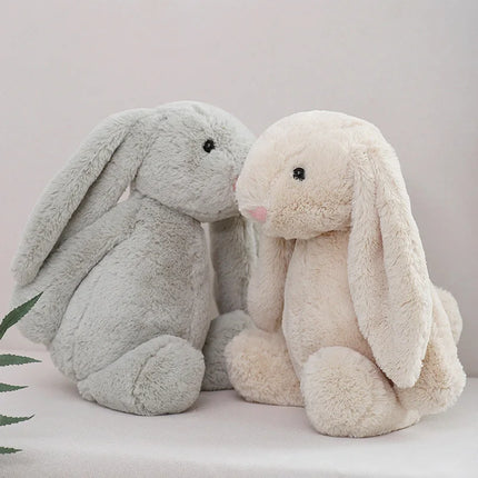 Personalized Cute Plush Bunny Super Soft Custom Stuffed Animal with Embroidered Name on Ear Ideal for Birthday Kid Children Gift