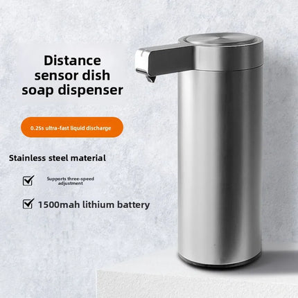 270ml Kitchen Soap Machine Automatic Sensor Out of Hand Sanitizer Smart Electric Body Wash Soap Dispenser 304 Stainless Steel