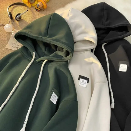 【M-8XL Hoodies】Men Oversized Fashion Loose Anime Crayon Shinchan Print Long Sleeve Couple Clothes