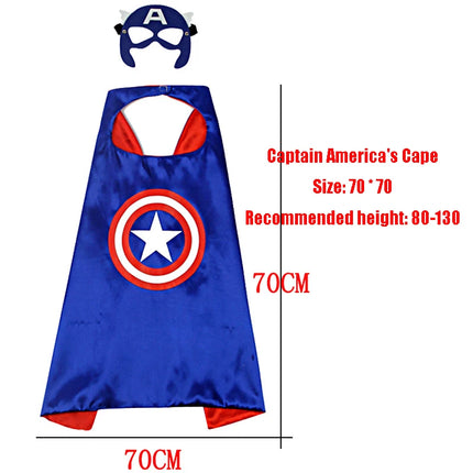 Marvel Superhero Toy Role Play Performance Props Capta Captain America Iron Man Action Figure Toy set Children's Halloween Gift
