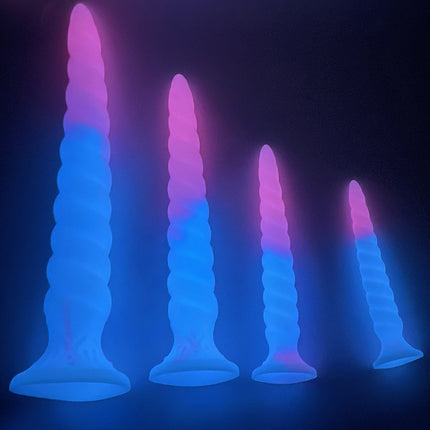 Luminous Anal Sex Toys Long Anal Plug Dildos Huge Butt Plugs for Women Men G Spot Prostate Massager Gay Anus Dilator Masturbator