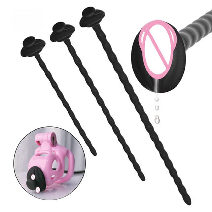 Extra Long Chastity Cage Penis Plug Stimulation BDSM Bondage Urethra Dilator Catheter Horse Eye Rod Simulatior Sex Toys for Man