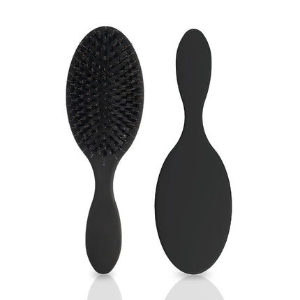 ARLANY Matte Boar Hair Extension Brush with Nylon Gentle Anti-Static Detangler for Hair Extensions Paddle Brush Hairbrush