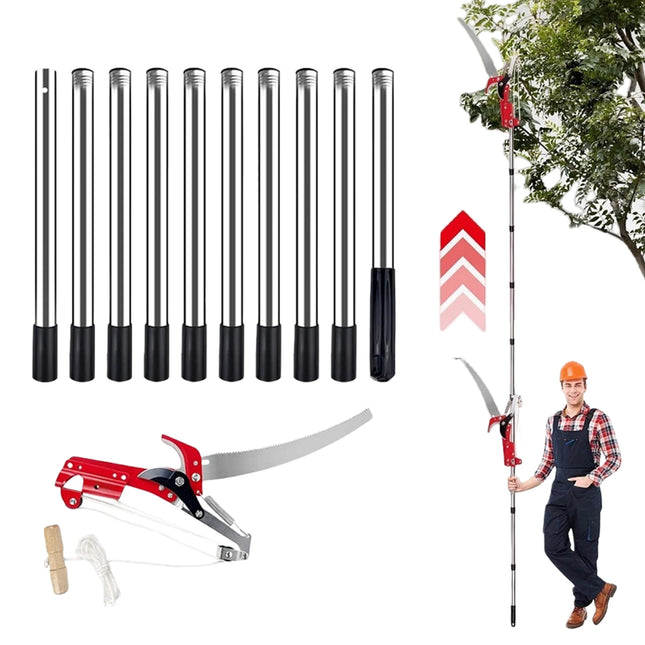 13ft Extendable Splicing Rod Trimming Tool with Handle Telescopic Pruning Shears for Fresh Branch Plant Flower