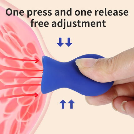 2PCS Silicone Nipple Sucker Pump Breast Massager Sex Toys For Women Nipple Clamps Clitoris Stimulator Sexy Games For Couples