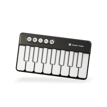 Rainbow Lights Kids Mini Piano Portable Design 7 Colors LED Learning Piano Keyboard Multi-functional Electronic Organ Keyboard