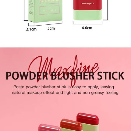 Make Up Multi Functional Blush Stick Easy Color Rouge Blusher Cream Waterproof High Color Rendering Brightening Skin Tone Hot