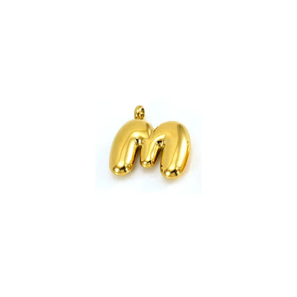 2026 new Bohemian style stainless steel gold-plated letter pendant necklace with personalized and fashionable letters to choose