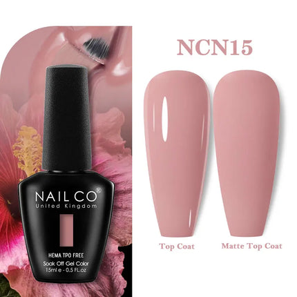NAILCO 131Colors TPO FREE HEMA Vernis Semi Permanent UV Varnish Gel Nail Polish Nails Art Gel Manicure TOP BASE Varnish Hybrid