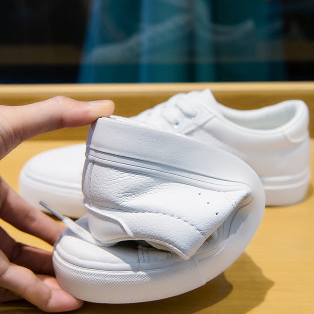 2024 Summer New White Shoes Women's Shoes Summer Low-top Casual Board Shoes Flat Sneakers White Shoes