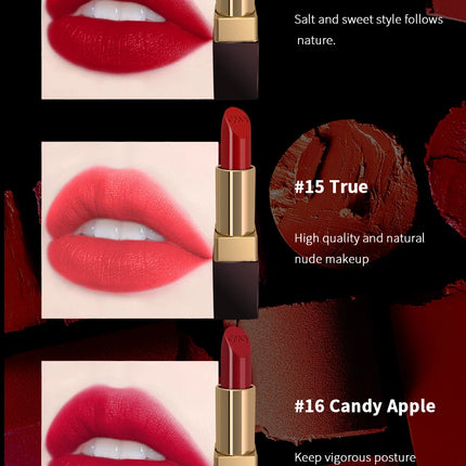 CHARMACY Moisturizing Luxury Lipstick Velvet High Quality Lipsticks Shiny Professional Korean Makeup Cosmetic for Lip Women
