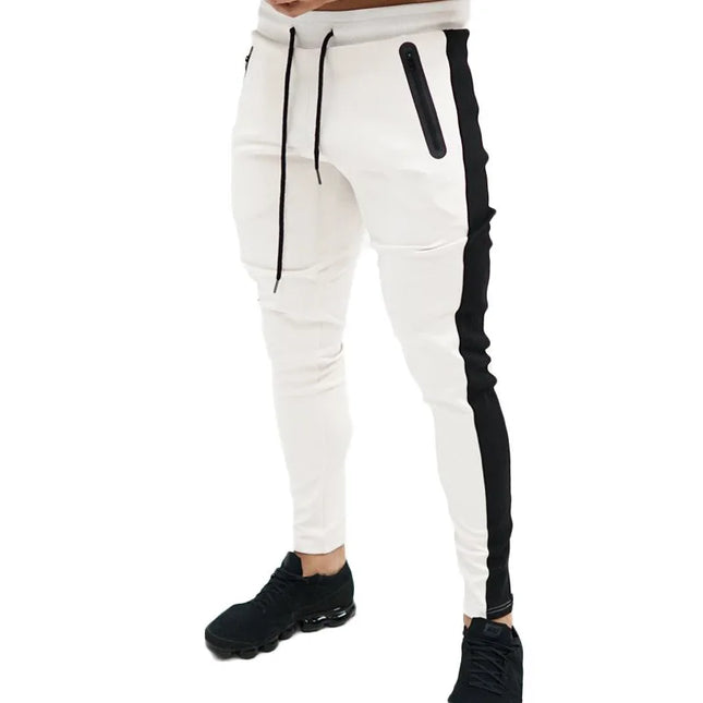 New Men's Casual Fashion Pants Sportswear Skinny Male Trousers Gyms Tracksuits Bottoms Hip Hop Streetwear Joggers Sweatpants