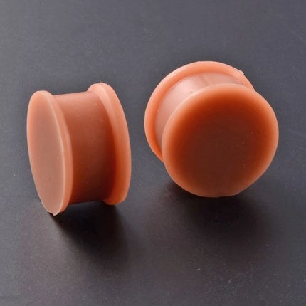 Pair Flesh Silicone Double Flare Plugs Large Gauge Ear plugs Ear Gauges Supersize Ear Expander Piercings  3mm-50mm