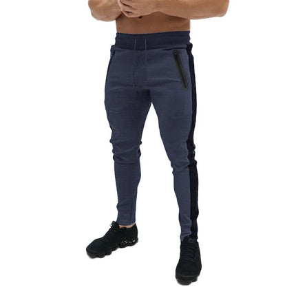 Men's Pure Cotton Workwear Pants, Jogging Pants, Travel Tactics Drawstring Elastic Multiple Pockets, Solid Color Casual Pants ﻿