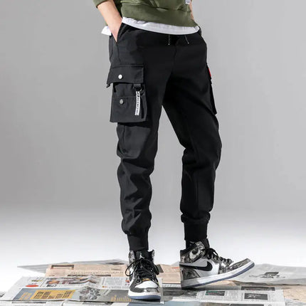New Winter Men's Sweatpants Korean Fashion Thick Warm Wide Leg Straight Loose Track Pants Male Casual Thermal Velvet Trousers