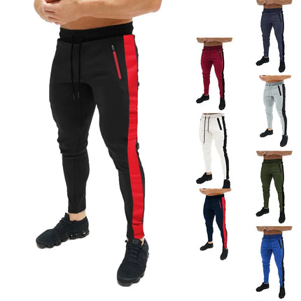 Men's Pure Cotton Workwear Pants, Jogging Pants, Travel Tactics Drawstring Elastic Multiple Pockets, Solid Color Casual Pants ﻿