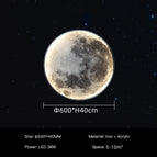 Moon-60cm / China Mainland / Brightnes Dimmable