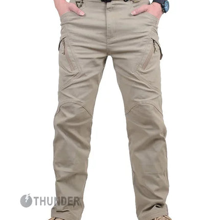 IX9 97% Cotton Men Military Tactical Cargo Pants Men SWAT Combat Army Trousers Male Casual Many Pockets Stretch Cotton Pants