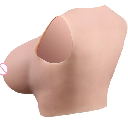 U-Charmmore H Cup Silicone Breast Forms Breastplate Fake Boobs For Crossdresser Drag Queen Cosplayer Transgender