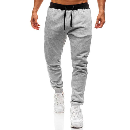 New Winter Men's Sweatpants Korean Fashion Thick Warm Wide Leg Straight Loose Track Pants Male Casual Thermal Velvet Trousers